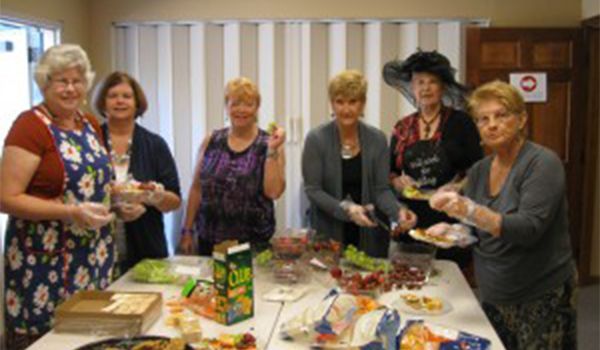 Women's Ministry Celebrating with Cheese & Crackers